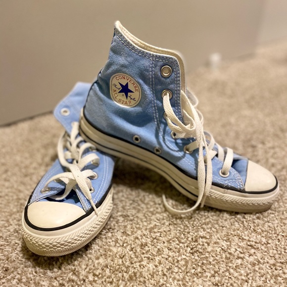 baby blue converses